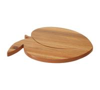 Orsina Peach Design Chopping Board, Natural Wood Chopping Board For Kitchen Counter Top, Wood Chopping Board