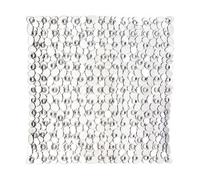 Pebble Design Square Bath Mat, Clear