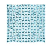 Pebble Design Square Bath Mat, Blue
