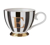 Personalized Duchess E Letter Monogram Mug, Regal Design Coffee Mug For Kitchen, Durable Mug For Breakfast