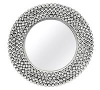 Orsina Pewter Finish Iron Wall Mirror