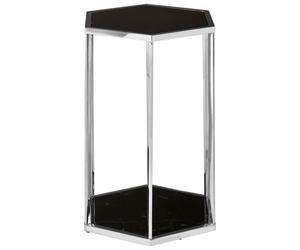Orsina Piermount Black And Silver End Table