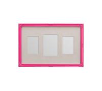Orsina Pink 3 Multi Photo Frame,multi-Picture Holder,portrait Or Landscape Display Frame,polyresin Memory Holder