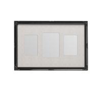 Orsina Pink 3 Multi Photo Frame, Multi-Picture Holder, Portrait or Landscape Display Frame, Polyresin Memory Holder in Black Orsina Black