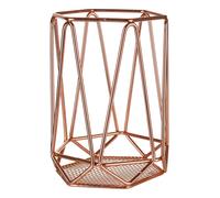 Orsina Pink Finish Utensil Holder, Stylish Wire Container For Organising Kitchen Tools, Durable Metal Design in Copper Orsina Copper