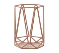 Orsina Pink Finish Utensil Holder, Stylish Wire Container For Organising Kitchen Tools, Durable Metal Design Orsina Pink