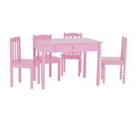 Premier Kids Table and Chairs, Pink