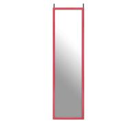 Orsina Pink Plastic Frame Over Door Mirror, Durable 124X34Cm Full-Length Mirror For Bedroom Or Bathroom