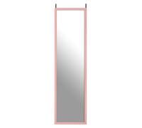 Orsina Pink Plastic Frame Over Door Mirror, Durable 124x34cm Full-Length Mirror for Bedroom or Bathroom | Size: 124x34 cm Orsina Pink 124x34 cm