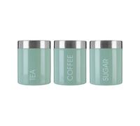 Orsina Pistachio Enamel Liberty Canisters - Set Of 3
