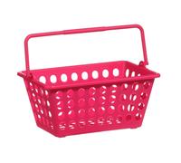 Orsina Plastic Caddy Storage Basket in Pink Orsina Pink