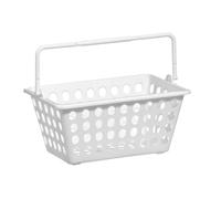 Orsina Plastic Caddy Storage Basket in White Orsina White