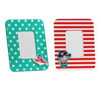 Orsina Playful Design Assorted 4 x 6 Photo Frames, Pirate Themed Picture Frame, Durable Multi Photo Frame For Wall Orsina Multicolor
