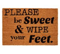 Orsina Please Be Sweet Doormat in Natural | Size: 100 cm diameter Orsina Natural 100 cm diameter