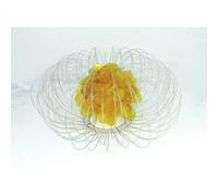 Orsina Polished Chrome Bedside Lamp, Cylindrical Base Lighting For Office Or Side Tables, Vintage Desk Lamp Fixtur