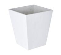 Polyresin Vase White Polyresin Square Edged Vase Premier Housewares White One Size