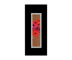 Orsina Poppies Rectangular Framed Wall Art in Black Orsina Black