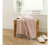 Orsina Poppy Red Hammam Towel, 100% Cotton Quick Dry Towel With Woven Texture, Lightweight Throw Blanket in Light Brown Orsina Light Brown