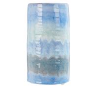 Orsina Portable Small Grey Vase, Versatile Flower Vase, Glazed Finish Stoneware, Ceramic Pottery Vase in Light Blue Orsina Light Blue