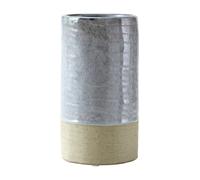 Orsina Portable Small Grey Vase, Versatile Flower Vase, Glazed Finish Stoneware, Ceramic Pottery Vase in Light Grey Orsina Light Grey