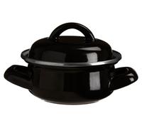 Orsina Porter 10cm Dia Mini Casserole Dish in Black Orsina Black