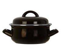 Orsina Porter 12cm Dia Mini Casserole Dish in Black Orsina Black