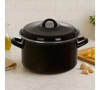 Premier Housewares Essentials By Premier Porter Large Black Casserole Dish
