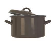 Premier Housewares Large Casserole Dish - Grey Enamel, Grey