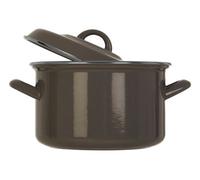 Premier Housewares Medium Casserole Dish - Grey Enamel, Grey