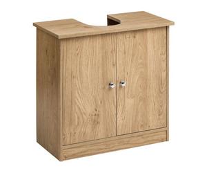 Orsina Portland Oak Veneer Under Sink Cabinet