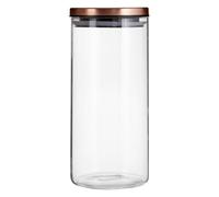 Orsina Practical Design Rose Gold Lid 1300Ml Storage Jar, Elegant House Spice Jars, Durable Organizer For Kitchen