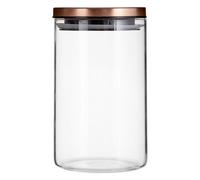 Orsina Practical Design Rose Gold Lid 950Ml Storage Jar, Elegant House Spice Jars, Durable Organizer For Kitchen