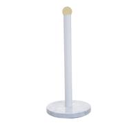 Orsina Practical Design White Marble Effect Kitchen Roll Holder, Stylish Kitchen Roll Holder, One Handed Use Holder Orsina White