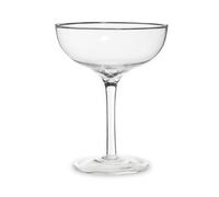 Orsina Practical Set Of 2 Cocktail Glasses 300ml, Elegant Champagne Glasses, Durable Glasses, Sleek Long Glasses in Clear Orsina Clear