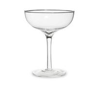 Orsina Practical Set Of 2 Cocktail Glasses 300ml, Elegant Champagne Glasses, Durable Glasses, Sleek Long Glasses in Clear Orsina Clear