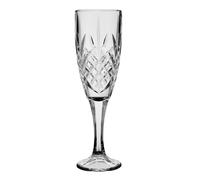 Orsina Practical Set Of 4 Crystal Champagne Glasses, Elegant Champagne Glasses, Durable Drink Glasses, Sleek Glasses in Clear Orsina Clear