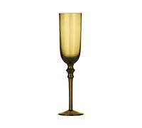 Orsina Practical Set Of Four Purple Glasses, Elegant Champagne Glasses, Durable Drink Glasses For House Bar in Brown Orsina Brown