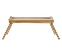 Premier Housewares Bed Tray - Practical White-Top Pinewood Breakfast Tray, Functional Design