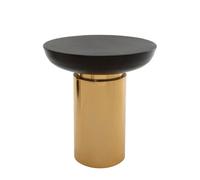 Orsina Premier Housewares Black And Gold Side Table