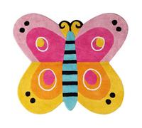 Premier Housewares 100% Cotton Butterfly Rug