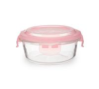 Orsina Premium 400Ml Round Glass Container, Premium Kitchen Container For Storage, Versatile Leak Proof Container