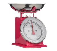 Orsina Premium 5Kg Hot Pink Retro Kitchen Scale, Retro Style Kitchen Scale, Iron Steel Constructed Baking Scale