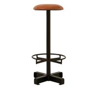 Orsina Premium Antique Blue Leather Bar Stool, Comfortable Design Modern Bar Stool, Durable Bar Stool For Bedroom in Light Brown Orsina Light Brown