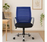 Orsina Premium Home Office Swivel Desk Chair in Blue Orsina Blue