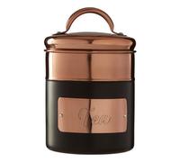 Orsina Prescott Charcoal And Copper Tea Canister