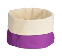 Premier Housewares Bread Basket, 22 x 22 cm - Purple/Cream