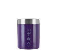 Premier Housewares 508497 Coffee Canister - Purple , H13 x W10 x D10cm
