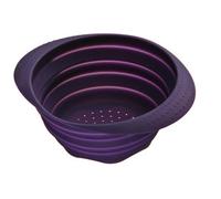 Premier Housewares Zing Collapsible Silicone Colander - Purple