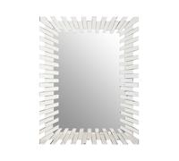 Orsina Puzzle Sunburst Wall Mirror in Silver Orsina Silver
