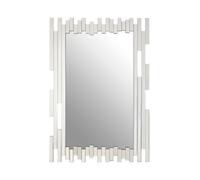 Orsina Puzzle Wall Mirror with Cut Out Frame in Silver Orsina Silver